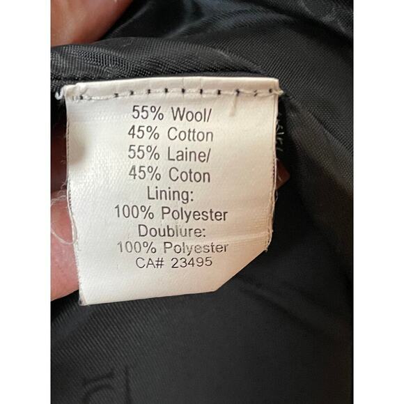 Vintage Icelandic Black Multi Cardigan Sweater Jacket Fully Line Women's Size L - Picture 6 of 7